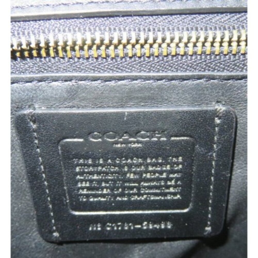 Coach Color Block Exotic Python Snakeskin Leather… - image 8